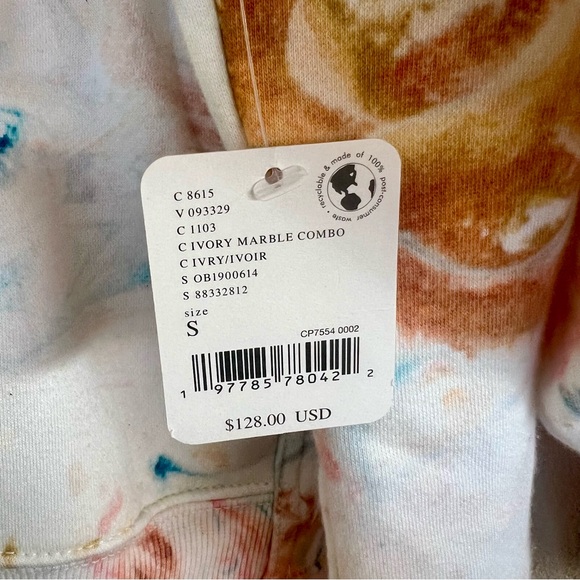 NWOT Free People Movement Sprint to The Finish Printed Hoodie - Sz Small - Picture 8 of 13